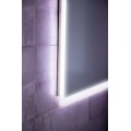 Зеркало Бриклаер Вега 125 с подсветкой и часами. Фото 4