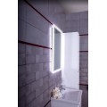 Зеркало Бриклаер Вега 125 с подсветкой и часами. Фото 3