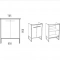 Комплект мебели Corozo Айрон 70. Фото 6