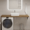 Столешница в ванную из дуба 150 (натуральный). Фото 1