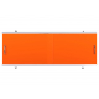 Экран под ванну Francesca Luxe 150х55, оранжевый, белый профиль