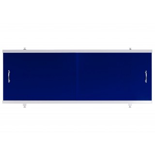 Экран под ванну Francesca Luxe 150х53, синий, белый профиль