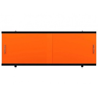 Экран под ванну Francesca Luxe 170х53, оранжевый, черный профиль