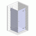 Душевой уголок Radaway Torrenta KDJ 120x80 стекло графит L. Фото 4
