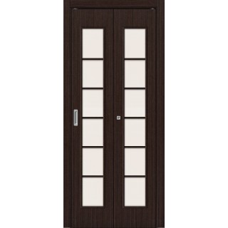 Межкомнатная дверь 2С Л-13 (Венге) Сатинато 200*35