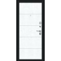 Входная дверь Граффити-1 Букле черное/Snow Art 205*86 правое. Фото 1
