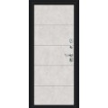 Входная дверь Граффити-1 Букле черное/Look Art 205*86 левое. Фото 1