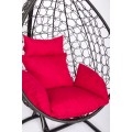 Подвесное кресло EcoDesign Скай-01 черный/красный. Фото 1
