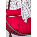 Подвесное кресло EcoDesign Скай-01 коричневый/красный. Фото 2