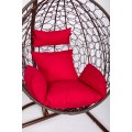 Подвесное кресло EcoDesign Скай-02 коричневый/красный. Фото 1