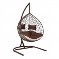 Подвесное кресло EcoDesign Скай-03 коричневый. Фото 4