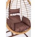 Подвесное кресло EcoDesign Скай-04 коричневый. Фото 1