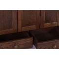 Комплект мебели для ванной ASB-Woodline Салерно 80 антикварный орех. Фото 7