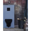 Унитаз подвесной Gustavsberg Estetic Hygienic Flush черный. Фото 1