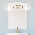 Комплект мебели ValenHouse Эллина 65 белая, фурнитура золото. Фото 3