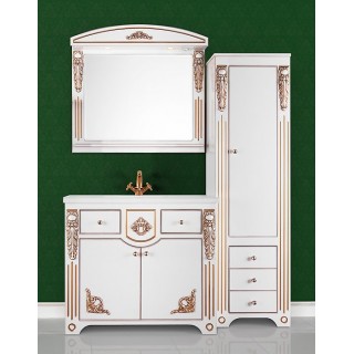 Комплект мебели Vod-ok Версаль 95, белый/золото