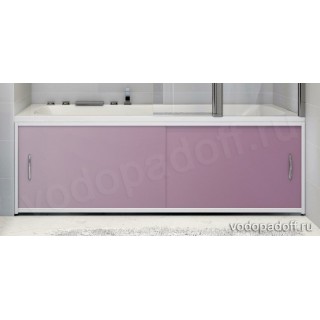 Экран под ванну Francesca Premium 170 розовый металлик