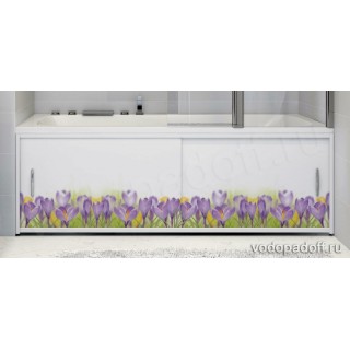 Фотоэкран под ванну Francesca Premium Полевые цветы Размер на заказ изготовление 5-7 дней