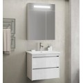 Шкаф-зеркало Opadiris Фреш 60 белое, с подсветкой. Фото 7