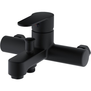 Полимерный смеситель OneLife P07-100b для ванны/душа, черный