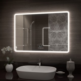 Зеркало Continent Demure LED 800х600 с многофункциональной панелью