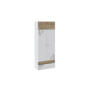 Шкаф для одежды ТриЯ Оксфорд ТД-139.07.22 ривьера, белый с рисунком