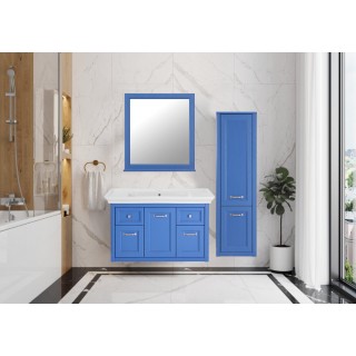 Комплект мебели ASB-Woodline Толедо 105 подвесная, синий