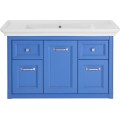 Комплект мебели ASB-Woodline Толедо 105 подвесная, синий. Фото 5