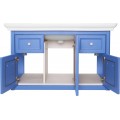 Комплект мебели ASB-Woodline Толедо 105 подвесная, синий. Фото 1