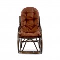 Кресло-качалка EcoDesign Classic Rattan 05/17 Promo браун. Фото 1