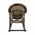 Кресло-качалка EcoDesign Marisa-R 05/12 браун. Фото 2