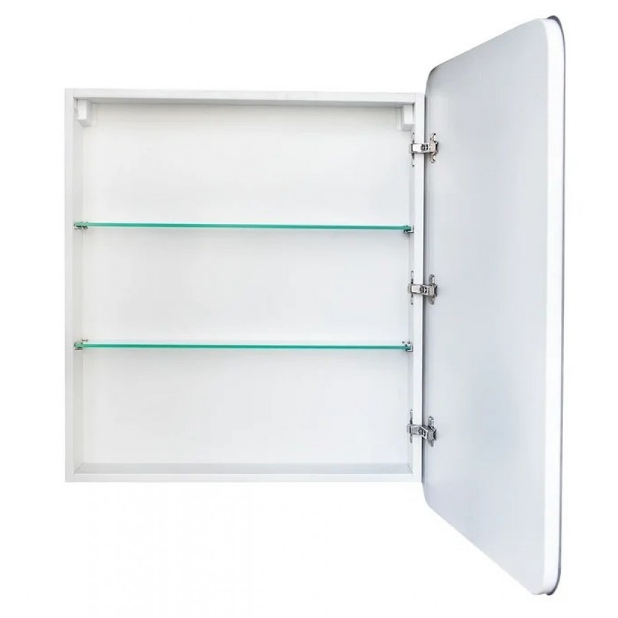 шкаф зеркальный подвесной look с подсветкой 60х80