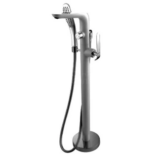 Смеситель LeMark Melange LM4944CW для ванны напольный