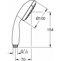 Душевая лейка Grohe New Tempesta 27923001. Фото 1