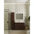 Тумба с раковиной Style Line Атлантика 100 Люкс Plus напольная старое дерево. Фото 2