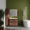Тумба с раковиной Style Line Атлантика 80 Люкс Plus напольная старое дерево. Фото 2