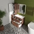 Тумба с раковиной Style Line Атлантика 80 Люкс Plus напольная старое дерево. Фото 1