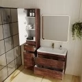 Комплект мебели Style Line Атлантика 80 Люкс Plus подвесной старое дерево. Фото 1
