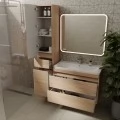 Комплект мебели Style Line Атлантика 90 Люкс Plus подвесной ясень. Фото 1
