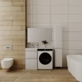 Комплект мебели Style Line Даллас 110 Люкс Plus напольная белая. Фото 2