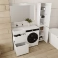Комплект мебели Style Line Даллас 110 Люкс Plus напольная белая. Фото 3