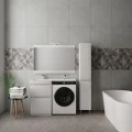 Комплект мебели Style Line Даллас 115 Люкс Plus напольная белая. Фото 2