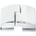 Душевая дверь в нишу Vegas Glass AFP 110 08 01 R вход 73 см, профиль глянцевый хром, стекло прозрачное. Фото 5