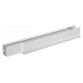 Душевая дверь в нишу Vegas Glass ZP 125 07 02 профиль матовый хром, стекло шиншилла. Фото 3