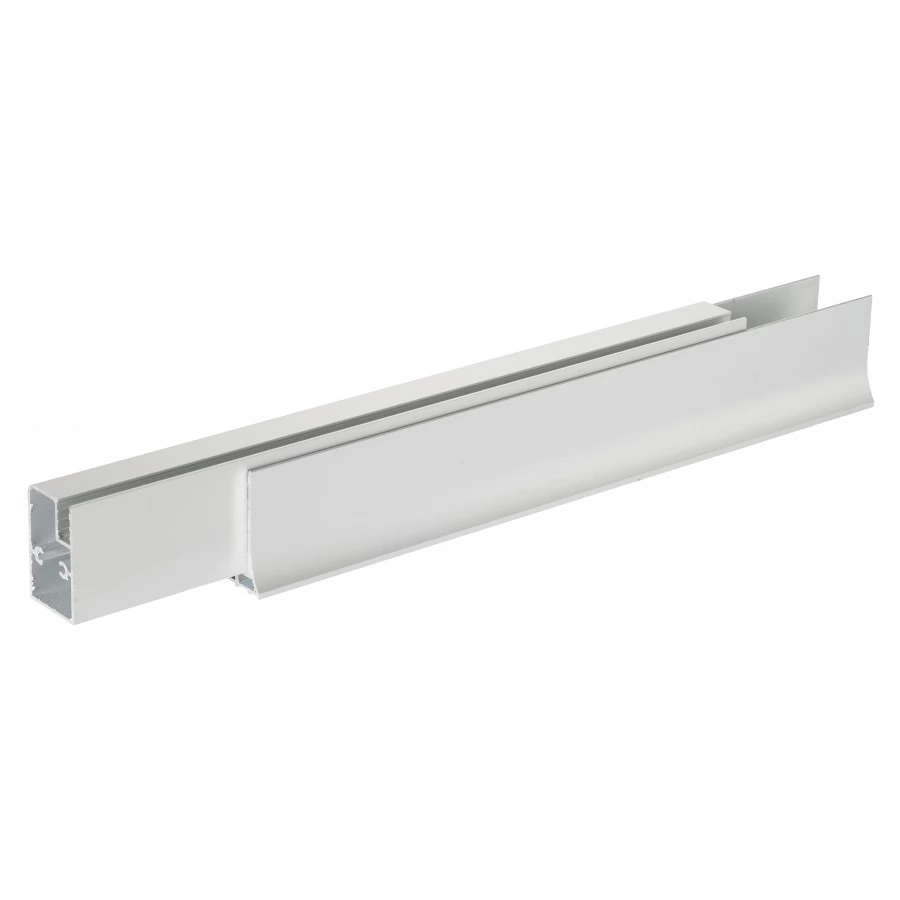 Душевая дверь в нишу Vegas Glass ZP 125 07 02 профиль матовый хром, стекло шиншилла. Фото 3