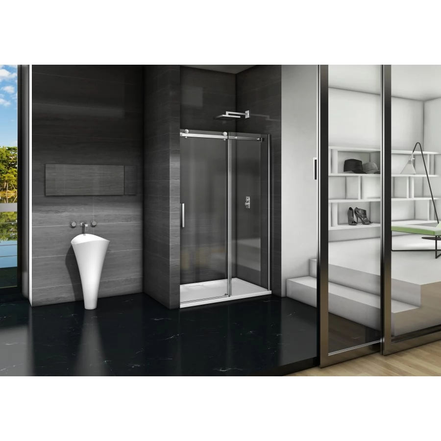 Душевая дверь в нишу Good Door Galaxy WTW-120-C-CH. Фото 1