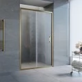 Душевая дверь в нишу Vegas Glass ZP 120 05 02 профиль бронза, стекло шиншилла. Фото 1