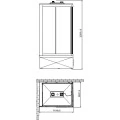 Душевая кабина Orans SR-86152 L/R 110x80. Фото 6