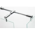 Душевой уголок Vegas Glass AFP-Fis Lux 100*90 08 01 R профиль глянцевый хром, стекло прозрачное. Фото 1
