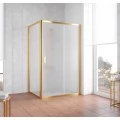 Душевой уголок Vegas Glass ZP+ZPV 120*70 09 10 профиль золото, стекло сатин. Фото 1